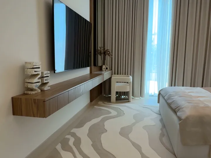 Professional TV wall mounting in an Edmonton home — Home Solution Services